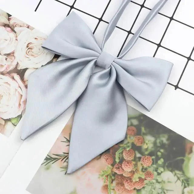 Stylish Colorful Women‘s Shirts Bowtie Ladies Girl School Wedding Party Bowtie For Women  Adjustable Pre-tied Solid Color Handmade Bowties for Women Stevvex