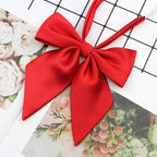 Stylish Colorful Women‘s Shirts Bowtie Ladies Girl School Wedding Party Bowtie For Women  Adjustable Pre-tied Solid Color Handmade Bowties for Women Stevvex