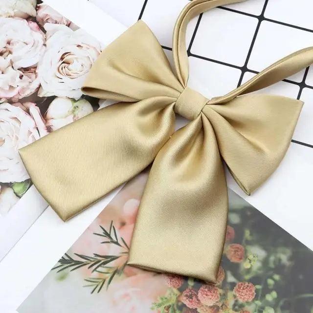 Stylish Colorful Women‘s Shirts Bowtie Ladies Girl School Wedding Party Bowtie For Women  Adjustable Pre-tied Solid Color Handmade Bowties for Women Stevvex