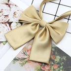 Stylish Colorful Women‘s Shirts Bowtie Ladies Girl School Wedding Party Bowtie For Women  Adjustable Pre-tied Solid Color Handmade Bowties for Women Stevvex