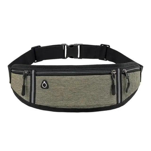 Stylish Design Unisex Waterproof Money Belt Bag Elegant Waist Pack Bag for Hiking Fitness Cycling Workout Gym Reflective Runners Belt Jogging Pocket Belt Stevvex