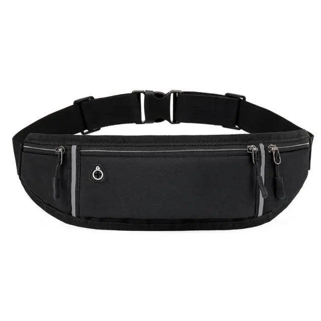 Stylish Design Unisex Waterproof Money Belt Bag Elegant Waist Pack Bag for Hiking Fitness Cycling Workout Gym Reflective Runners Belt Jogging Pocket Belt Stevvex