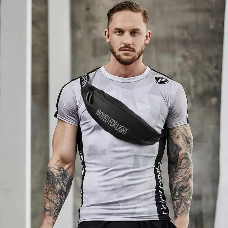 Stylish Design Unisex Waterproof Money Belt Bag Elegant Waist Pack Bag for Hiking Fitness Cycling Workout Gym Reflective Runners Belt Jogging Pocket Belt Stevvex