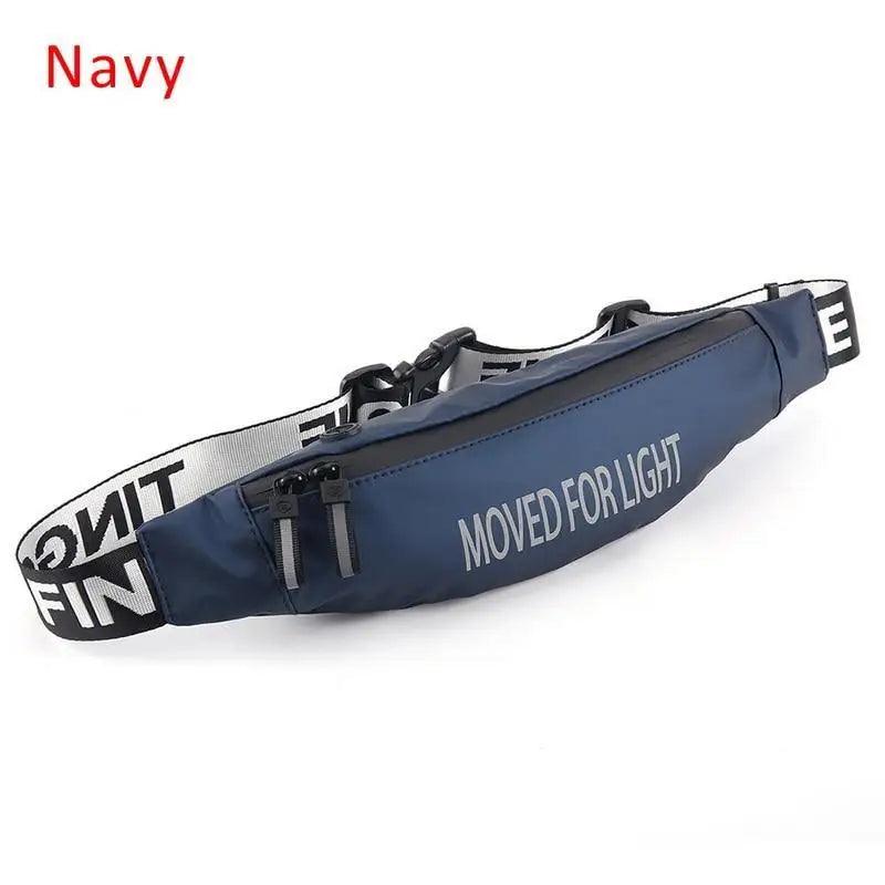 Stylish Design Unisex Waterproof Money Belt Bag Elegant Waist Pack Bag for Hiking Fitness Cycling Workout Gym Reflective Runners Belt Jogging Pocket Belt Stevvex