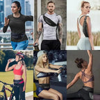 Stylish Design Unisex Waterproof Money Belt Bag Elegant Waist Pack Bag for Hiking Fitness Cycling Workout Gym Reflective Runners Belt Jogging Pocket Belt Stevvex