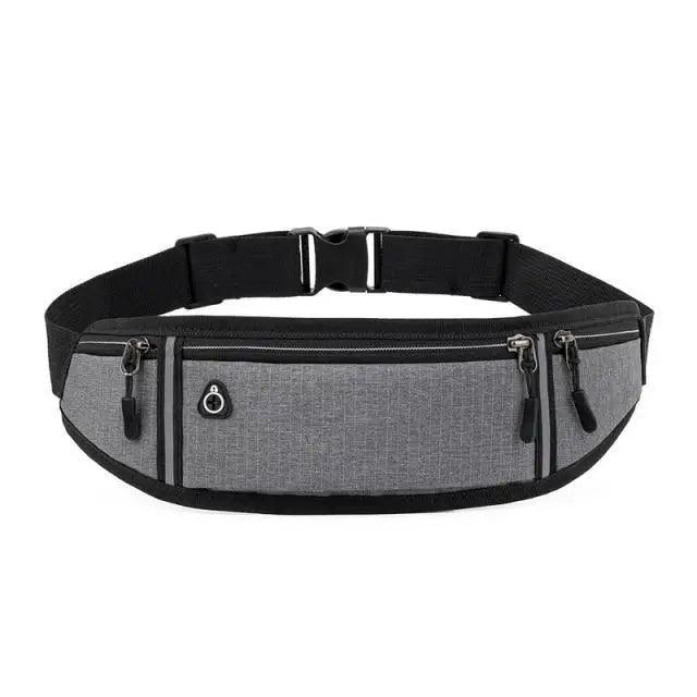 Stylish Design Unisex Waterproof Money Belt Bag Elegant Waist Pack Bag for Hiking Fitness Cycling Workout Gym Reflective Runners Belt Jogging Pocket Belt Stevvex