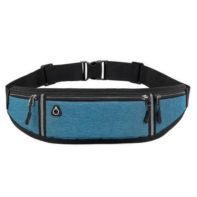 Stylish Design Unisex Waterproof Money Belt Bag Elegant Waist Pack Bag for Hiking Fitness Cycling Workout Gym Reflective Runners Belt Jogging Pocket Belt Stevvex