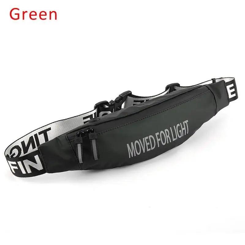 Stylish Design Unisex Waterproof Money Belt Bag Elegant Waist Pack Bag for Hiking Fitness Cycling Workout Gym Reflective Runners Belt Jogging Pocket Belt Stevvex