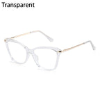 Stylish Eyeglasses Glasses Clear Lens  Blue Light Blocking Glasses Women Men Fashion Cat Eye Glasses Computer Gaming Eyeglasses Eye Protection Eyewear Stevvex