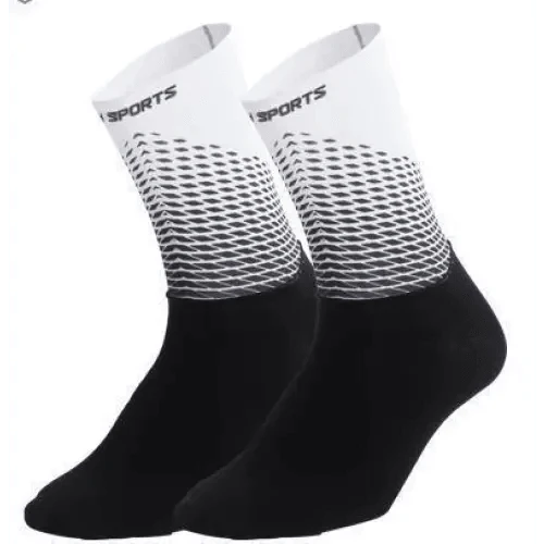 Stylish Fabric Cycling Socks Compression Anti Slip  Breathable Sport Socks For Men And Women  Functional Sports Athletics Breathable Socks Stevvex