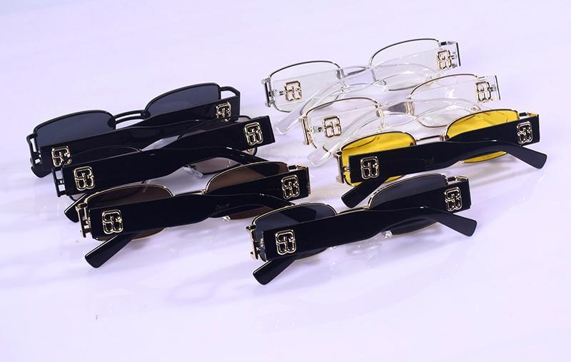 Stylish Fashionable Women Sunglasses Trending & Luxury  Square Popular Design Men Glasses New Vintage Metal Black Comfortable Lenses Outdoor Travel Driving Sunglasses Stevvex