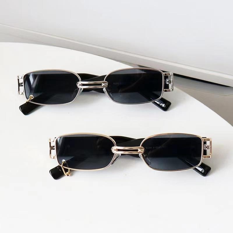 Stylish Fashionable Women Sunglasses Trending & Luxury  Square Popular Design Men Glasses New Vintage Metal Black Comfortable Lenses Outdoor Travel Driving Sunglasses Stevvex