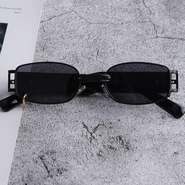 Stylish Fashionable Women Sunglasses Trending & Luxury  Square Popular Design Men Glasses New Vintage Metal Black Comfortable Lenses Outdoor Travel Driving Sunglasses Stevvex