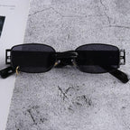 Stylish Fashionable Women Sunglasses Trending & Luxury  Square Popular Design Men Glasses New Vintage Metal Black Comfortable Lenses Outdoor Travel Driving Sunglasses Stevvex