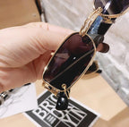 Stylish Fashionable Women Sunglasses Trending & Luxury  Square Popular Design Men Glasses New Vintage Metal Black Comfortable Lenses Outdoor Travel Driving Sunglasses Stevvex