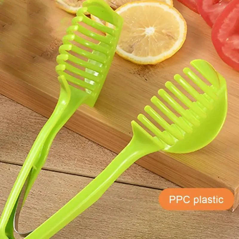 Stylish Handheld Kitchenware Tomato Slicer Bread Clip Fruit and Vegetable Cutter Potato Creative Gadget Kitchen Accessories Stevvex