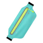Stylish Hidden Waist Bag Sports Phone Men's Belt Bag Ultra-Thin Waterproof Mini Fanny Pack Black Reflective Runners Belt Jogging Pocket Belt Stevvex