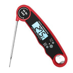 Stylish Instant Read Meat Thermometer Waterproof Ultra Fast Digital Food Water Milk Thermometer With Backlight & Calibration Digital Food Probe for Kitchen Outdoor Grilling And BBQ Stevvex