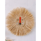 Stylish Interior Hand Woven Cartoon Lion Hanging Decorations Cotton Thread Weaving Animal Head Ornament Children room Wall Hanging Stevvex