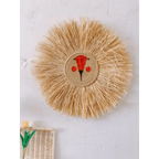Stylish Interior Hand Woven Cartoon Lion Hanging Decorations Cotton Thread Weaving Animal Head Ornament Children room Wall Hanging Stevvex