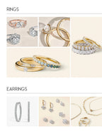Moissanite Stud Earrings 925 Sterling Silver D Color VVS1 Solitaire For Women BandsCo Straps