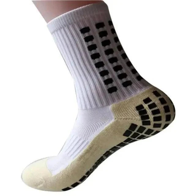 Stylish New Sports Anti Slip Soccer Socks Cotton Football Grip Socks For Men Breathable Sports Running Cycling Socks For Men Stevvex