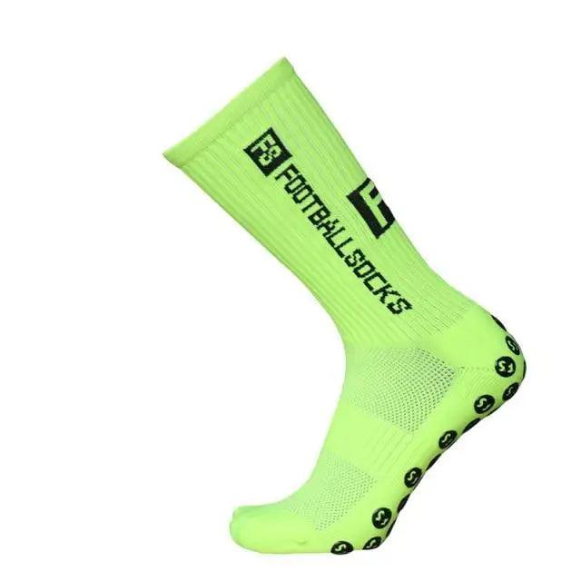 Stylish New Sports Anti Slip Soccer Socks Cotton Football Grip Socks For Men Breathable Sports Running Cycling Socks For Men Stevvex
