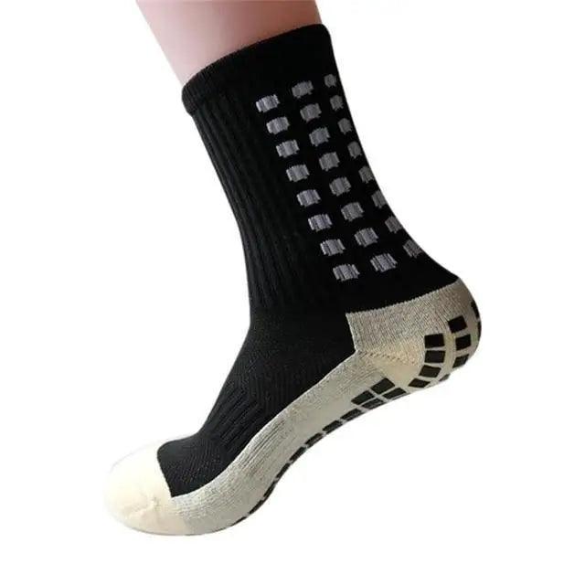 Stylish New Sports Anti Slip Soccer Socks Cotton Football Grip Socks For Men Breathable Sports Running Cycling Socks For Men Stevvex