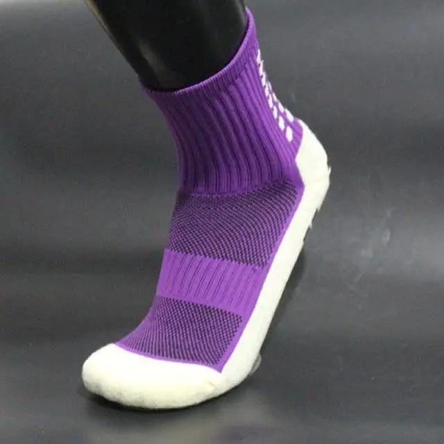 Stylish New Sports Anti Slip Soccer Socks Cotton Football Grip Socks For Men Breathable Sports Running Cycling Socks For Men Stevvex