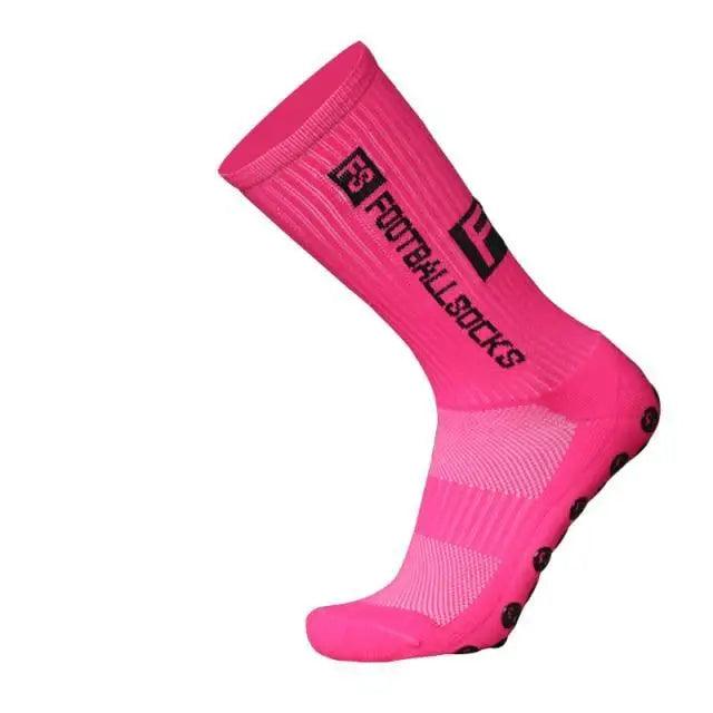 Stylish New Sports Anti Slip Soccer Socks Cotton Football Grip Socks For Men Breathable Sports Running Cycling Socks For Men Stevvex