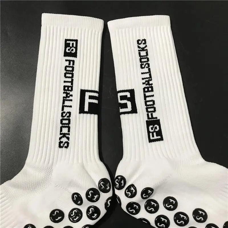 Stylish New Sports Anti Slip Soccer Socks Cotton Football Grip Socks For Men Breathable Sports Running Cycling Socks For Men Stevvex