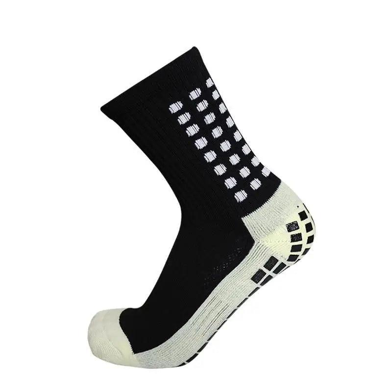 Stylish New Sports Anti Slip Soccer Socks Cotton Football Grip Socks For Men Breathable Sports Running Cycling Socks For Men Stevvex