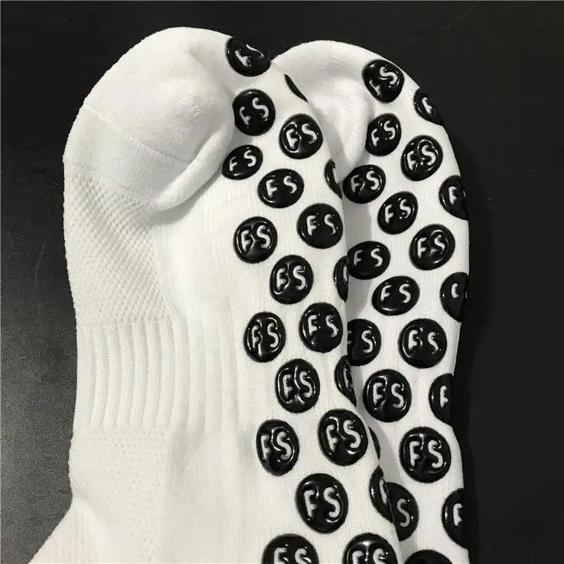 Stylish New Sports Anti Slip Soccer Socks Cotton Football Grip Socks For Men Breathable Sports Running Cycling Socks For Men Stevvex