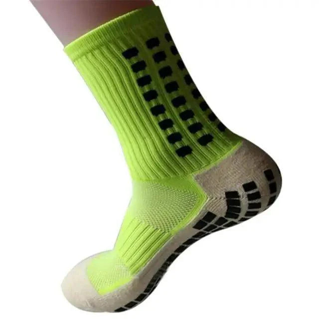 Stylish New Sports Anti Slip Soccer Socks Cotton Football Grip Socks For Men Breathable Sports Running Cycling Socks For Men Stevvex