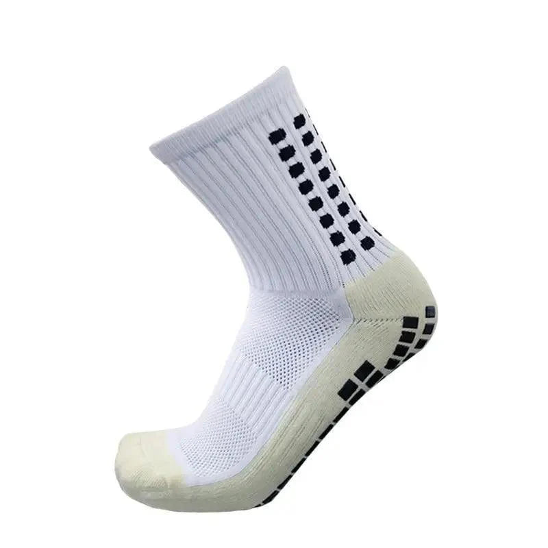 Stylish New Sports Anti Slip Soccer Socks Cotton Football Grip Socks For Men Breathable Sports Running Cycling Socks For Men Stevvex