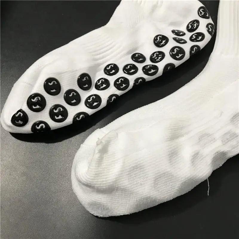 Stylish New Sports Anti Slip Soccer Socks Cotton Football Grip Socks For Men Breathable Sports Running Cycling Socks For Men Stevvex