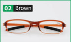 Stylish  Plastic Folding Reading Glasses For Women And  Men Frame Foldable Compact Folding Reading Glasses Women Men Blue Light Blocking Spring Hinge Readers Computer Slim Pocket Eyeglasses Stevvex