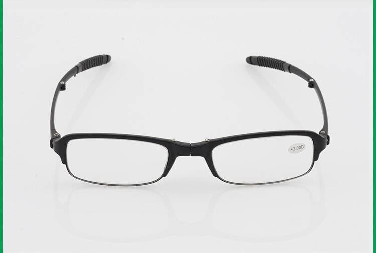 Stylish  Plastic Folding Reading Glasses For Women And  Men Frame Foldable Compact Folding Reading Glasses Women Men Blue Light Blocking Spring Hinge Readers Computer Slim Pocket Eyeglasses Stevvex