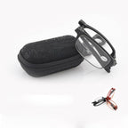 Stylish  Plastic Folding Reading Glasses For Women And  Men Frame Foldable Compact Folding Reading Glasses Women Men Blue Light Blocking Spring Hinge Readers Computer Slim Pocket Eyeglasses Stevvex