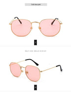 Stylish Small Round Polarized Sunglasses for Men Women Sunglasses For Hexagon Shape Sunglasses New Women Sunglasses In Metal Colorful Frame Glasses Eyewear For Men Women Stevvex