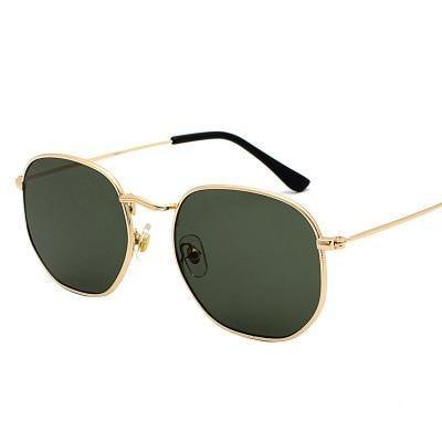 Stylish Small Round Polarized Sunglasses for Men Women Sunglasses For Hexagon Shape Sunglasses New Women Sunglasses In Metal Colorful Frame Glasses Eyewear For Men Women Stevvex