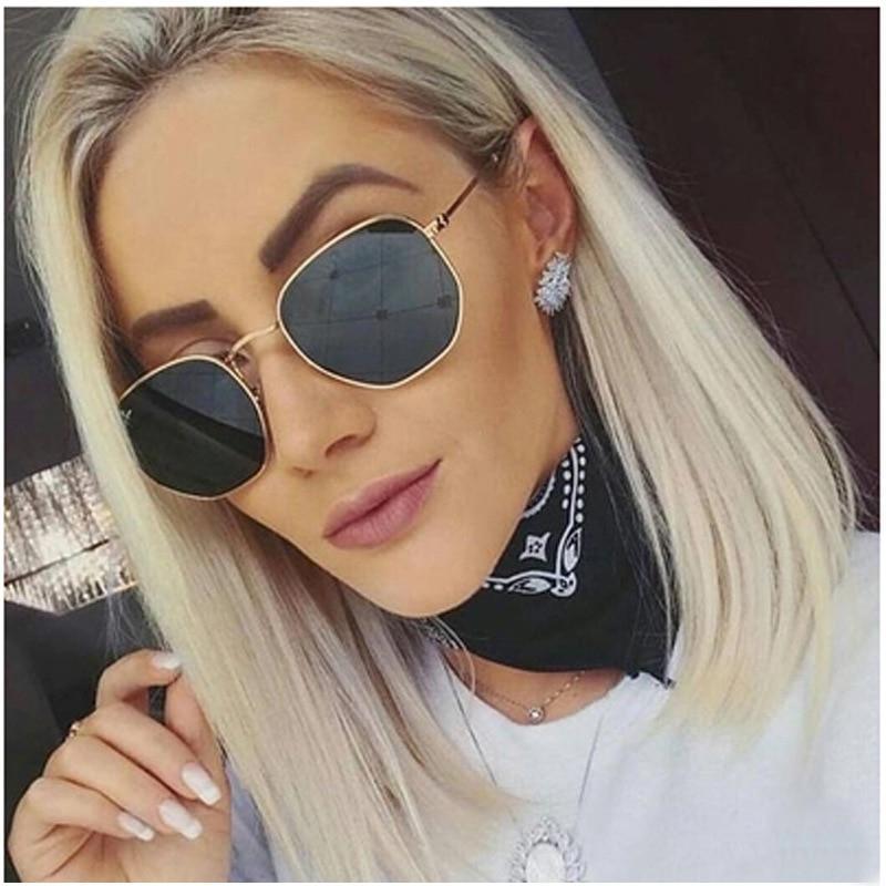 Stylish Small Round Polarized Sunglasses for Men Women Sunglasses For Hexagon Shape Sunglasses New Women Sunglasses In Metal Colorful Frame Glasses Eyewear For Men Women Stevvex