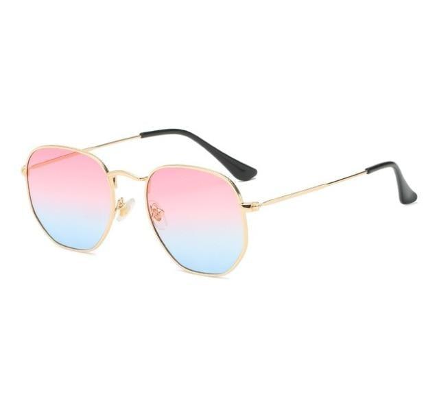 Stylish Small Round Polarized Sunglasses for Men Women Sunglasses For Hexagon Shape Sunglasses New Women Sunglasses In Metal Colorful Frame Glasses Eyewear For Men Women Stevvex