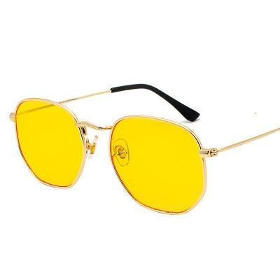 Stylish Small Round Polarized Sunglasses for Men Women Sunglasses For Hexagon Shape Sunglasses New Women Sunglasses In Metal Colorful Frame Glasses Eyewear For Men Women Stevvex