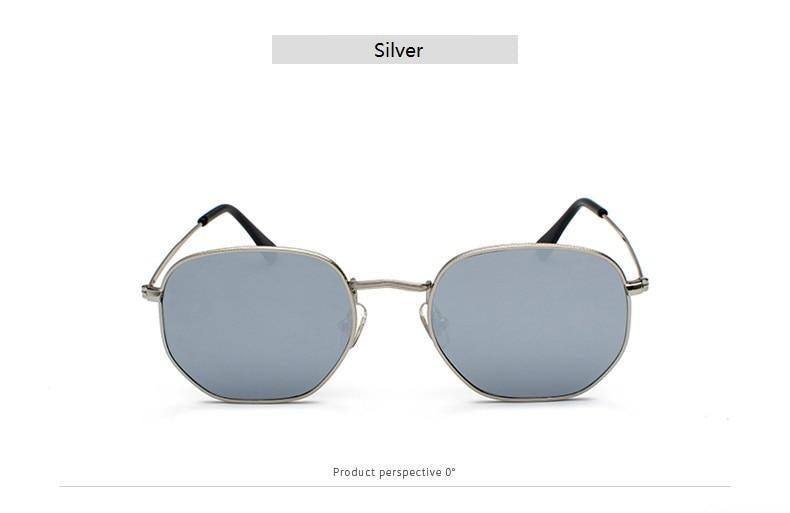 Stylish Small Round Polarized Sunglasses for Men Women Sunglasses For Hexagon Shape Sunglasses New Women Sunglasses In Metal Colorful Frame Glasses Eyewear For Men Women Stevvex