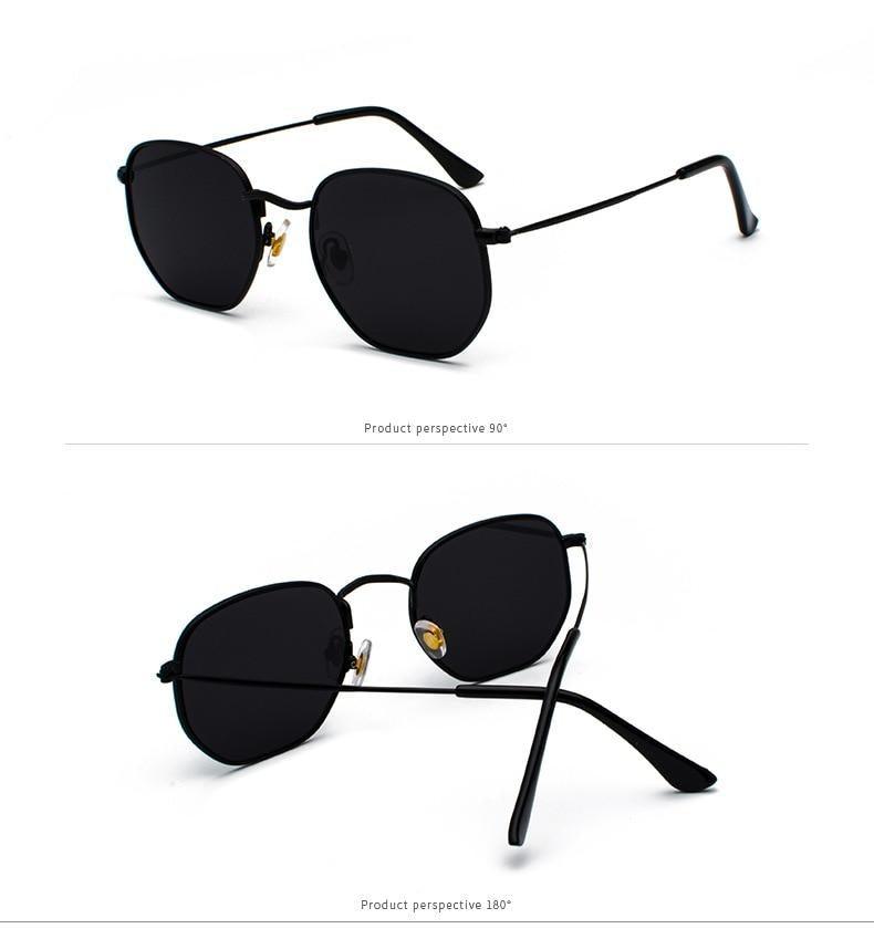 Stylish Small Round Polarized Sunglasses for Men Women Sunglasses For Hexagon Shape Sunglasses New Women Sunglasses In Metal Colorful Frame Glasses Eyewear For Men Women Stevvex