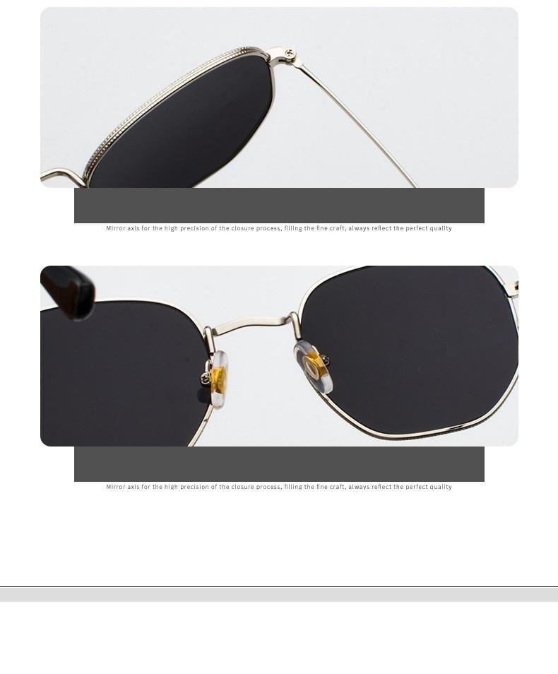 Stylish Small Round Polarized Sunglasses for Men Women Sunglasses For Hexagon Shape Sunglasses New Women Sunglasses In Metal Colorful Frame Glasses Eyewear For Men Women Stevvex