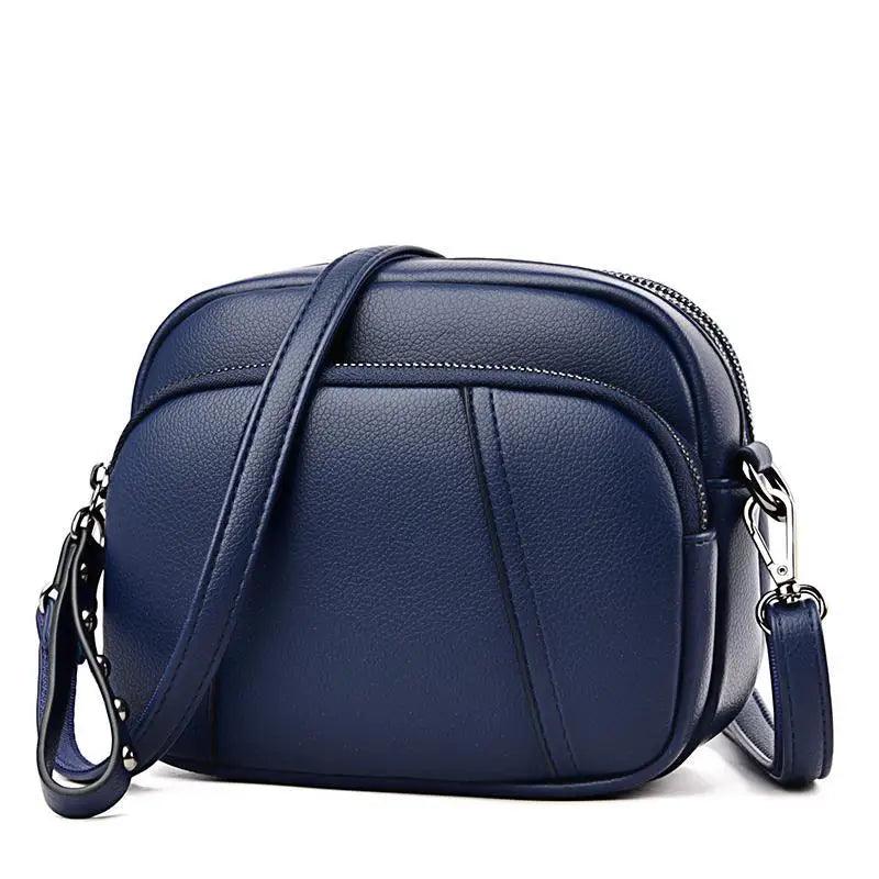 Stylish Soft Leather Women's Cross-body Bags Shoulder Bag Small Casual with Detachable Adjustable Strap Large Capacity Stevvex