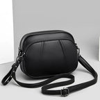 Stylish Soft Leather Women's Cross-body Bags Shoulder Bag Small Casual with Detachable Adjustable Strap Large Capacity Stevvex