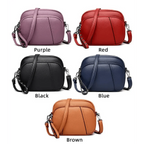 Stylish Soft Leather Women's Cross-body Bags Shoulder Bag Small Casual with Detachable Adjustable Strap Large Capacity Stevvex